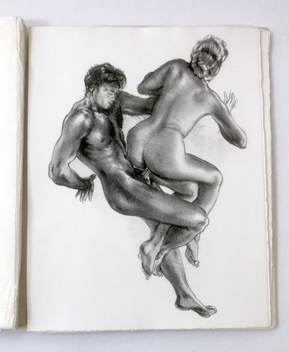 null Fernand DANTAN. The Song of Songs. Collection of 40 lithographs [circa 1950]....
