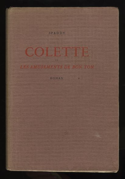 null Pierre ARETIN - [André COLLOT]. Sonnets Luxurieux, Paris, 1931. In-8 in sheets...