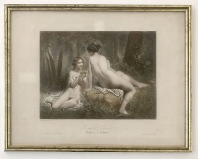 null Joseph FELON. The Birds' Nest, The Mysteries of the Woods, ca. 1840. Romantic...