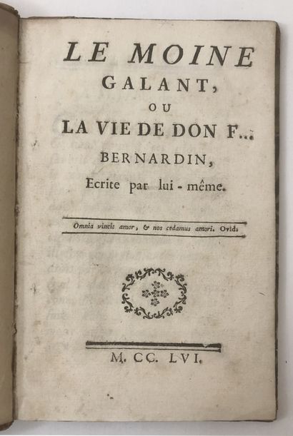 null The Gallant Monk or the life of Don F...Bernardin, written by himself. MCCLVI....