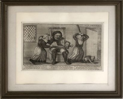 null [Unidentified artist] The Stolen Lives, second half of the 17th century. Engraving,...