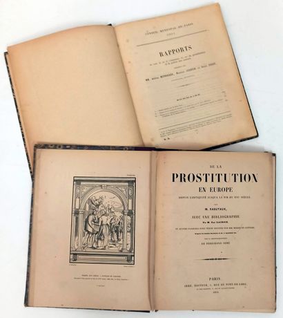null [PROSTITUTION] Camille MAUCLAIR - Alméry LOBEL-RICHE. Studies of girls. Louis...