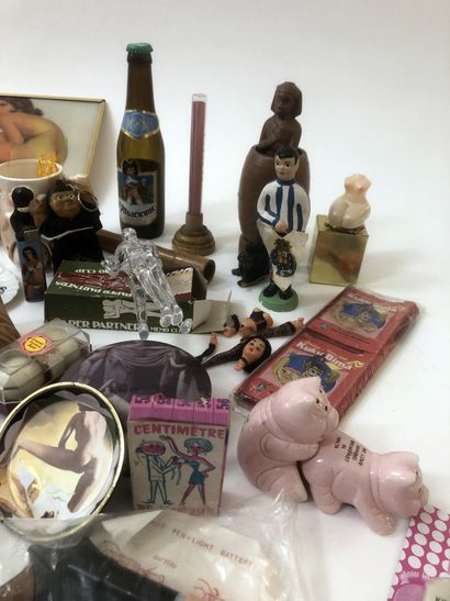 null EROTICISM OF THE 80S. More than 30 various objects, various materials, various...