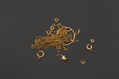 Gold debris lot, 750 MM, weight: 16gr. g...