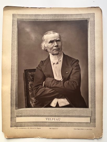 null Pierre Petit (1831-1909)
Portrait d’Alfred Velpeau, anatomiste et chirurgien...