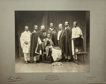null Eugène Pirou (1841-1909)
L’Empereur d’Ethiopie le ras Mekonnen Welde Mikaél...
