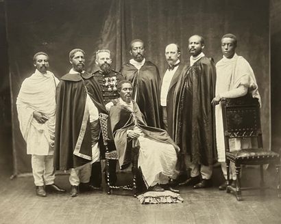 null Eugène Pirou (1841-1909)
L’Empereur d’Ethiopie le ras Mekonnen Welde Mikaél...