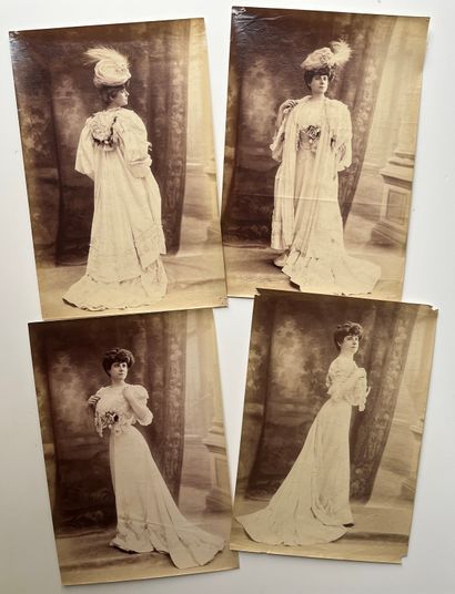 null Reutlinger Studio
Photographies de mode 1900, la comédienne et chanteuse d’opérette...