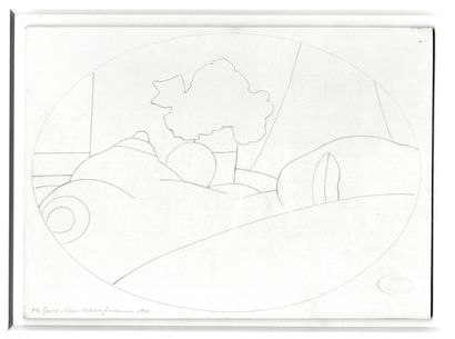 null Tom WESSELMANN (1931-2004). POP ART. For Judy, 1970. Dessin au crayon sur papier,...
