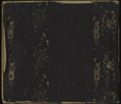 null JAPON. Époque Meiji (1868-1912). Album leporello, encre et couleur sur soie,...