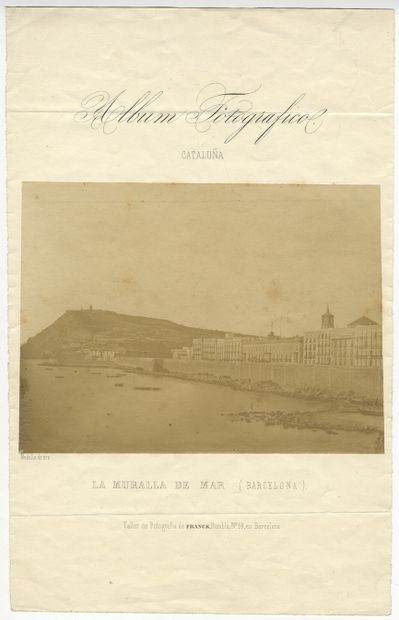 null CATALOGNE. Barcelone, vers 1860. Épreuve sur papier albuminé, 16,5 x 22,3 cm....
