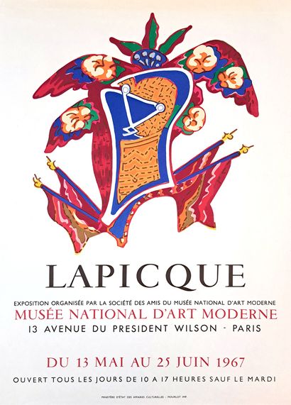null 8 AFFICHES by VARIOUS PAINTERS. Jean JANSEM, Galerie Matignon, 1980 - Roger...