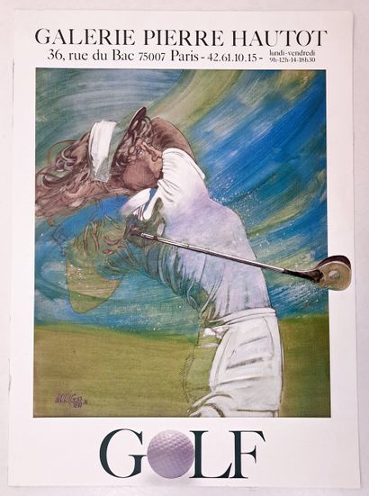 null GOLF. 27 posters and miscellaneous, various formats. SPAHN and various. Lancôme...