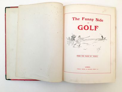 null GOLF. The Funny Side of Golf. Punch Magazine, England, 1909. In-4, 116 pages,...