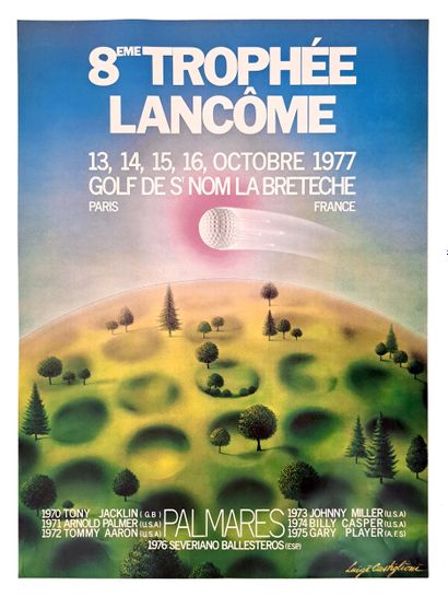 null GOLF. 27 posters and miscellaneous, various formats. SPAHN and various. Lancôme...