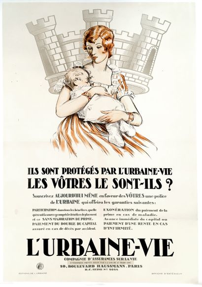 null OLD POSTER. L'Urbaine vie. They're protected by Urbaine-vie. Are yours? Life...