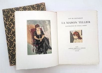 null Guy de MAUPASSANT (1850-1893) - Marcel COSSON (1878-1956). La Maison Tellier....
