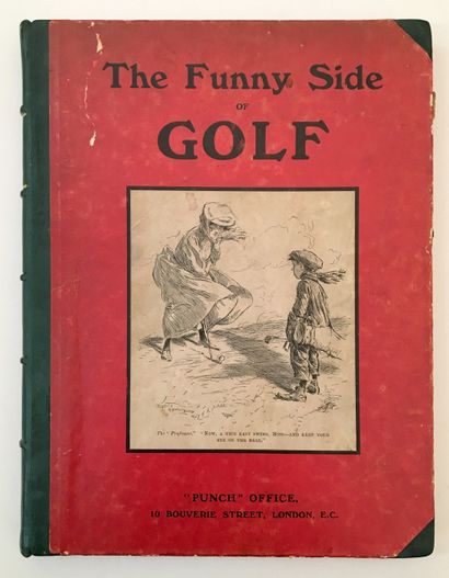 null GOLF. The Funny Side of Golf. Punch Magazine, England, 1909. In-4, 116 pages,...