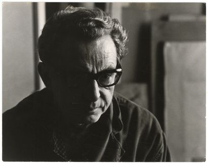  Hans HARTUNG (1904-1989), peintre, photographe et architecte. Épreuve argentique... Gazette Drouot