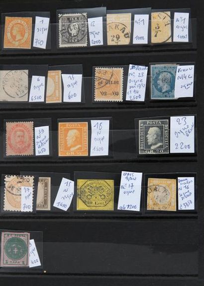 null TOUS PAYS : Emissions 1849/1950
Collection de timbres neufs et oblitérés, contenus
dans...