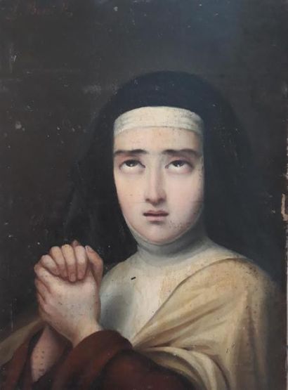 null A. Bossi (?)
Paire de portraits d'une religieuse et de sainte Cécile
Huile sur...