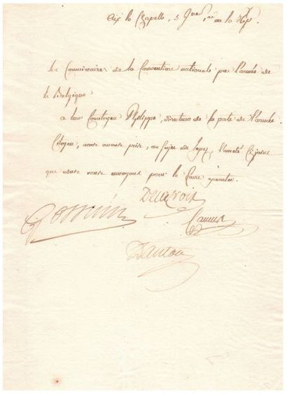 Georges DANTON. 1759-1794. Avocat, célèbre tribun de la Révolution, député de la...