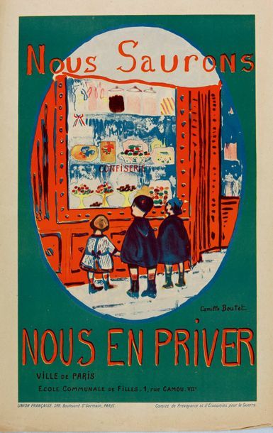 null Affiches de la guerre de 1914
Affiche «composée par les enfants de la France...