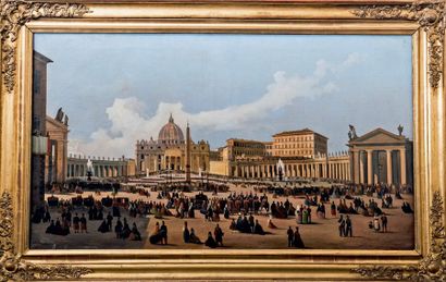 École italienne du XIXe siècle, d'après des compositions d'Ippolito CAFFI (1809-1866)...