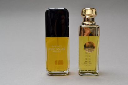 null *DIVERS PARFUMEURS.
Lot comprenant : 
- GIVENCHY. Givenchy III, années 80. Flacon...