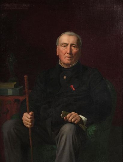 null Paul FLANDRIN (Lyon, 1811-Paris, 1902).
"Portrait de Monsieur Marcotte de Genlis...