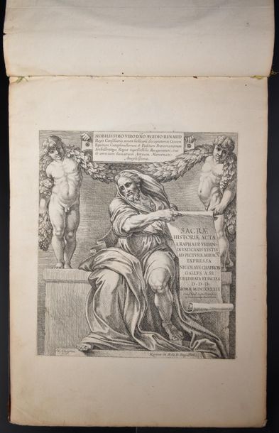 null [RAPHAËL]. Sacræ Historiæ acta a Raphaele Vrbin. In Vaticanis xystis ad pictvræ...