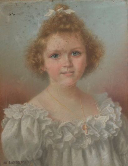 Ernest DE LANDERSET (1832-1907). Portrait...