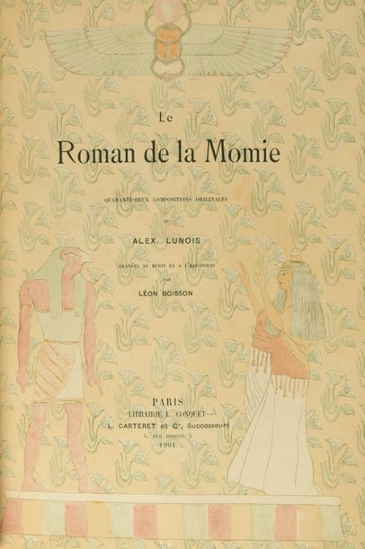 null GAUTIER (Théophile). Le Roman de la momie. Paris, Librairie L. Conquet, 1901....