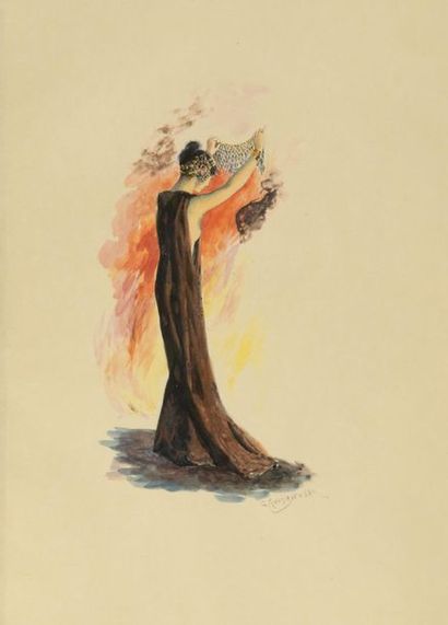 null MAUCLAIR (Camille). Le Poison des pierreries. Paris, A. Ferroud, 1903. In-4°,...