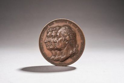 null Médaille en bronze par Emile ROGAT (États-Unis d'Amérique - Cercle Britannique).
Au...