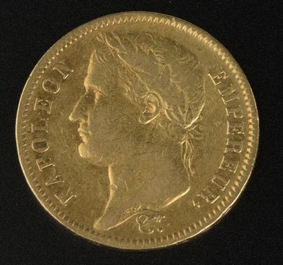 null Pièce en or de 40 francs Napoléon tête laurée, 1812, A (Paris).