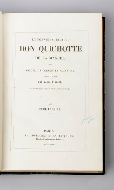null CERVANTÈS (Miguel de). L’Ingénieux Hidalgo Don Quichotte de la Manche. Traduit...