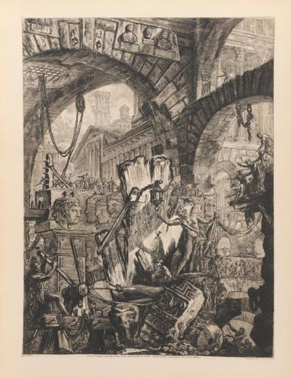 null Gian-Battista PIRANESI (1720 - 1778).

Les Prisons imaginaires. Monaco, Club...