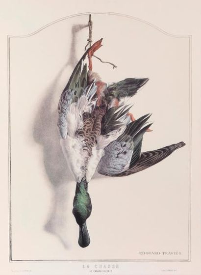 null Edouard TRAVIES (1809 - 1870).

Ensemble de deux lithographies de la série "La...