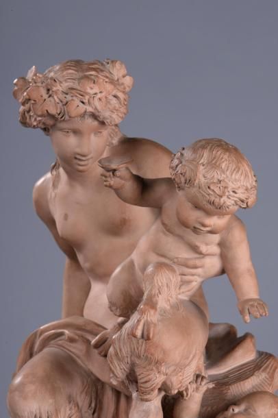 null D'après Claude Michel CLODION (1738 - 1814).

L'enfance de Bacchus.

Terre cuite...