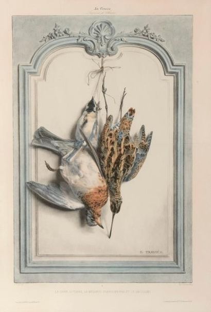 null Edouard TRAVIES (1809 - 1870).

Ensemble de trois lithographies de la série...