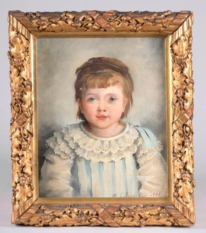Marie DUBREUIL (1852 - ?)

Portrait de fillette.

Huile...