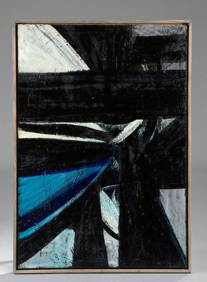 null *Masae BESSHO (Fuquoka, Japon, 1945 - Paris, 1995).

Abstraction en noir, blanc...