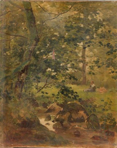 null Alexis KREYDER (1839 - 1912).



Paysage au soleil couchant.



Huile sur toile...