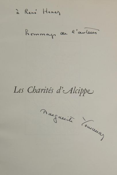 null YOURCENAR (Marguerite).

Les Charités d'Alcippe & autres poëmes. Liège, La Flûte...