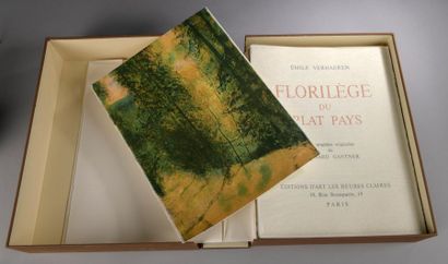 null VERHAEREN (Émile). Florilège du Plat Pays. Paris, Éditions d’Art Les Heures...