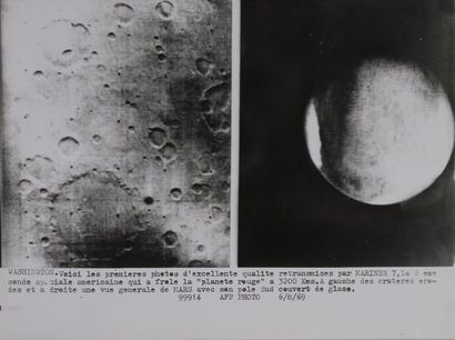 null NASA

La planète Mars vue par la sonde Mariner 7 en 1969 ; module lunaire.

2...