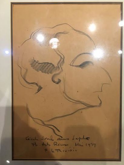 null Pierre le TRIDIVIC (1898 - 1960).

Cécile Sorel dans Sapho.

Dessin signé, titré...