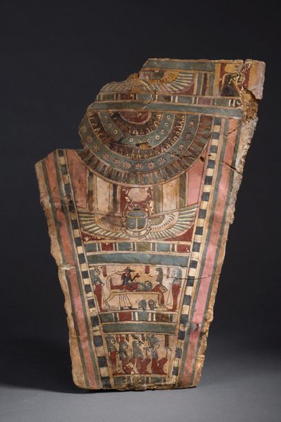 null Fragment d'une enveloppe de sarcophage | Egypte, Basse époque

Carton stuqué...
