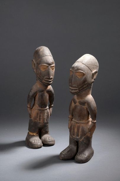 null Couple de jumeaux Ibedji | Nigeria, Yoruba

Bois sculpté